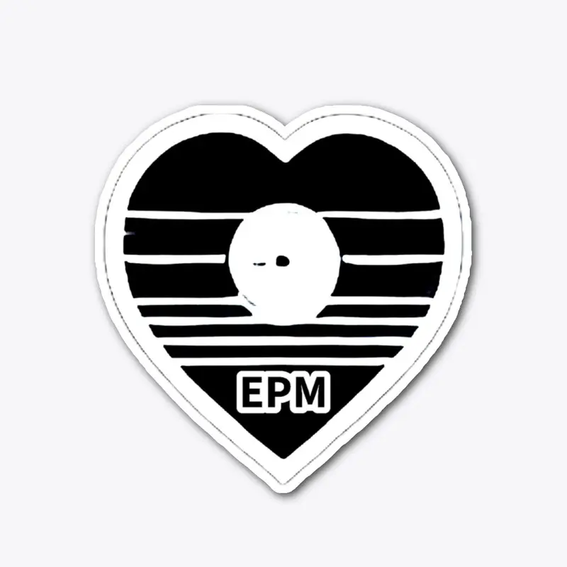 EPM Record Heart Front Back